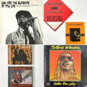 Stevie Wonder Sunshine of Life Sheet Music + 2 Concert Passes 1992 + 3 CD Bundle